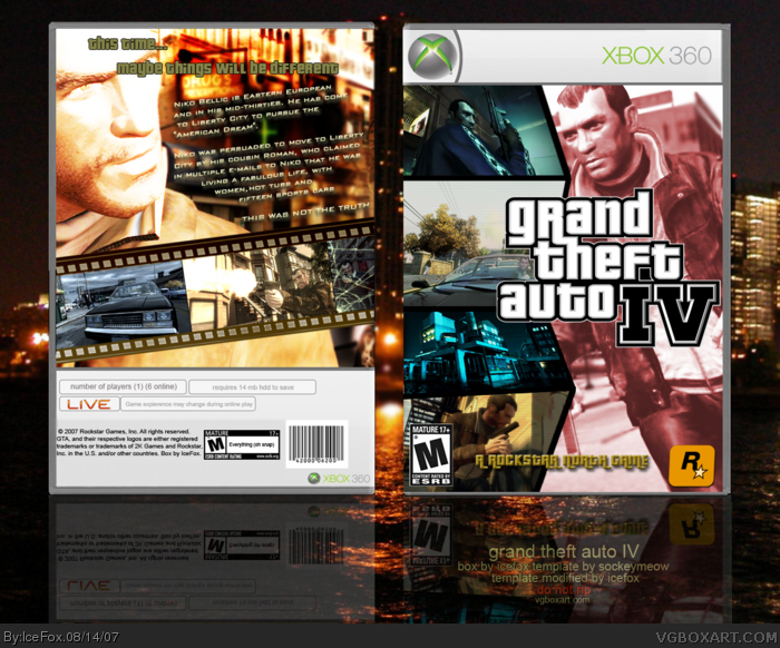 Grand Theft Auto IV box art cover