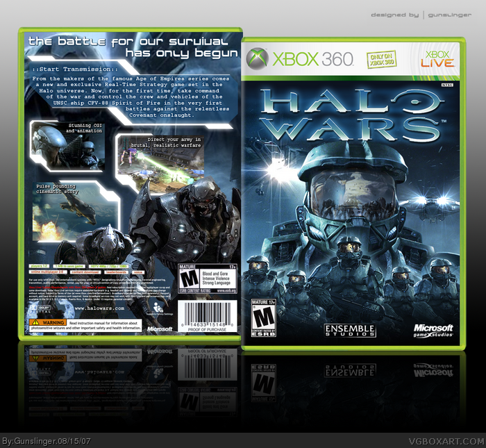 Halo Wars box art cover