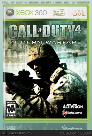 Call of Duty 4 box cover
