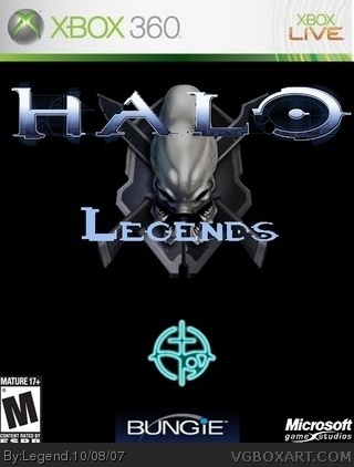 HALO Legends Xbox 360 Box Art Cover by Legend
