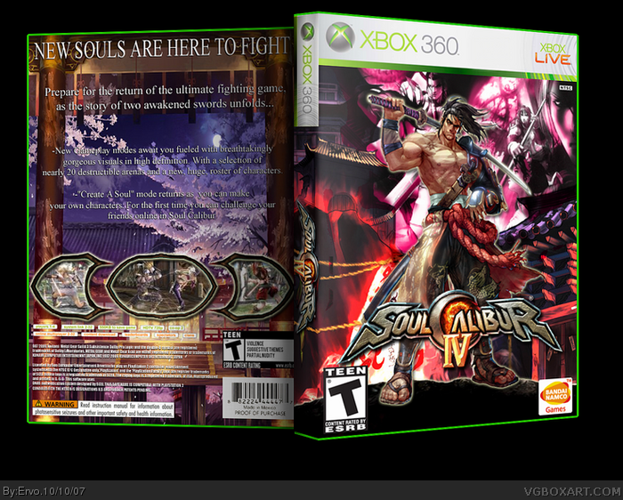 soulcalibur iv completed save xbox