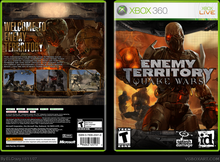 Enemy Territory: Quake Wars box art cover