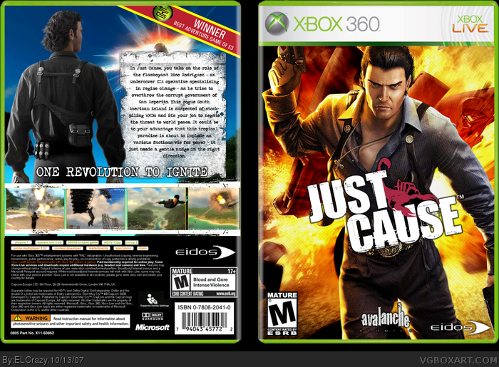 Just Cause box art cover
