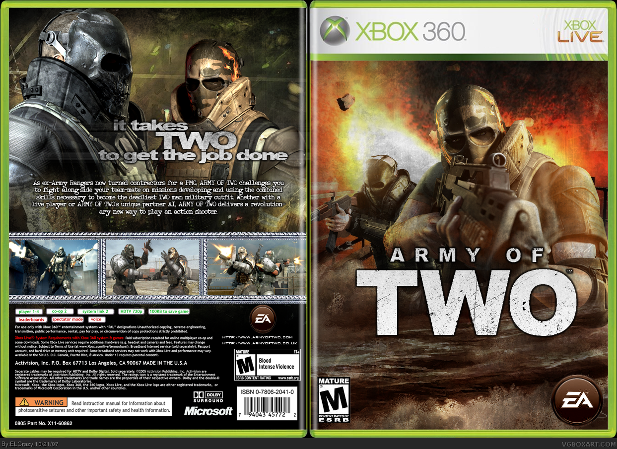 Хбокс 360 на двоих. Обложки к играм Xbox 360 Army of two. Army of two the 40th Day Xbox 360 обложка. Army of two the Devil's Cartel Xbox 360. Two Army of диск на иксбокс 360.