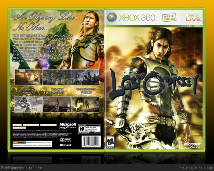 Lost Odyssey Box Shot for Xbox 360 - GameFAQs