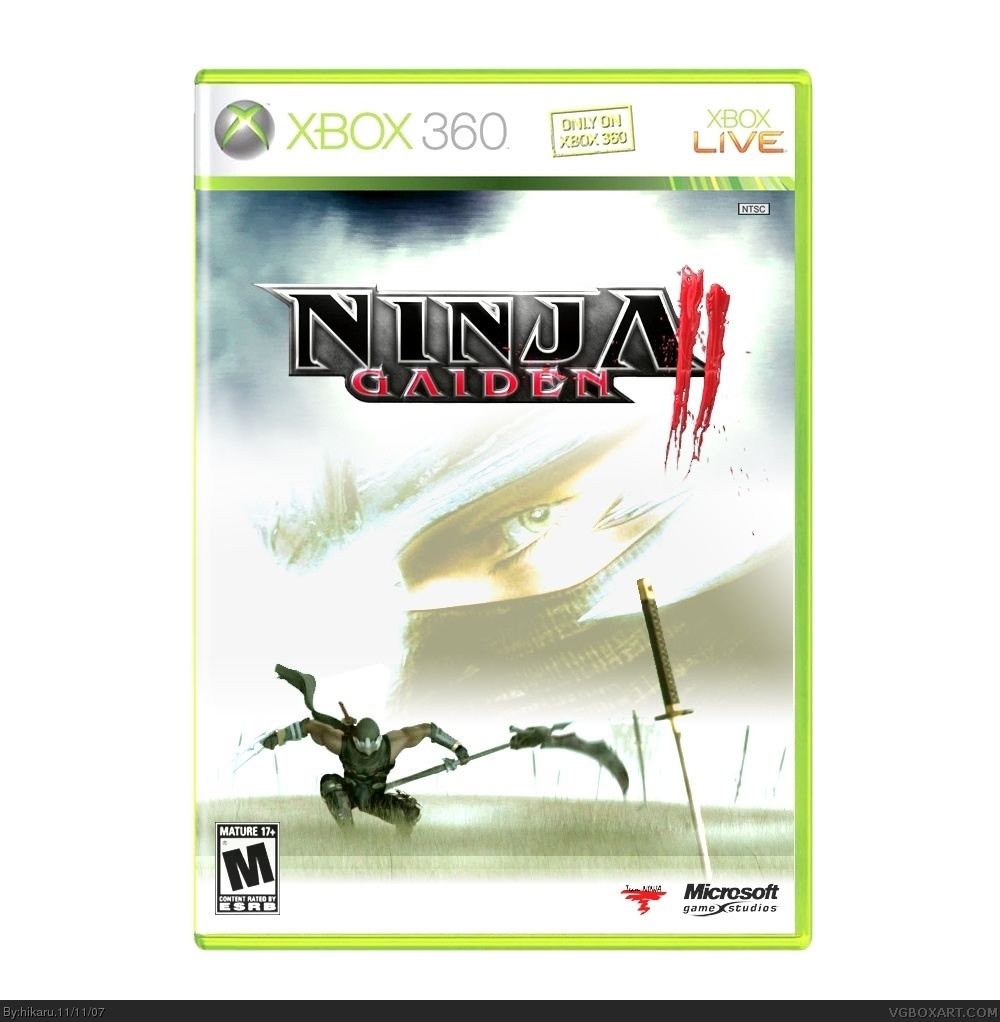 Viewing full size Ninja Gaiden 2 box cover