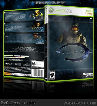Halo: The Collection Xbox 360 Box Art Cover by ELCrazy