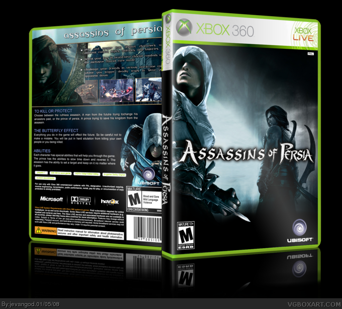 Assassins Of Persia box art cover