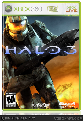 Halo 3 Xbox 360 Box Art Cover by KINGKONG