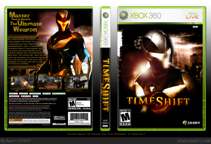 Timeshift box art cover