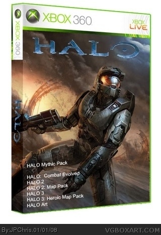 HALO Mythic Pack Xbox 360 Box Art Cover by JPChris