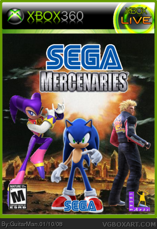 Sega Mercenaries box cover
