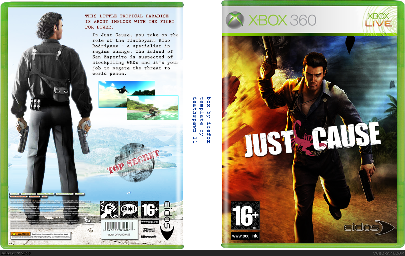 Just Cause box cover