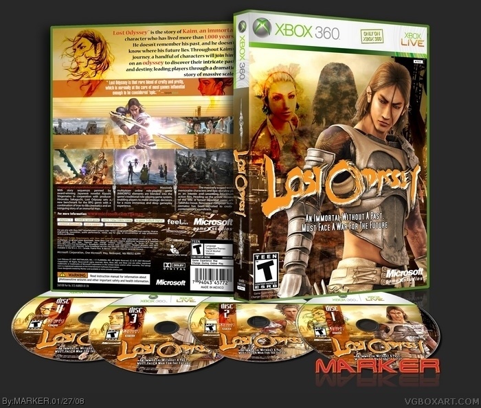 XBOX 360 Lost Odyssey (ARTWORK ONLY NO GAME DISC) HARD 2 FIND Microsoft  Game Stu