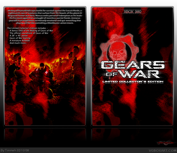 Gears of War: Limited Collector's Edition box art cover