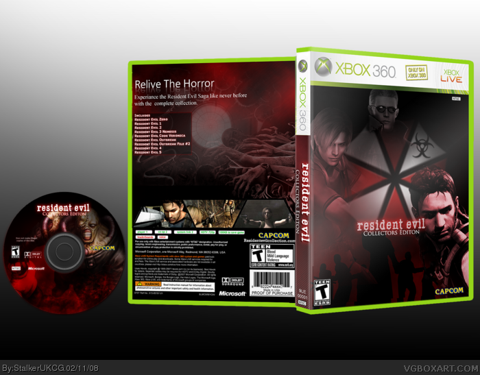 Resident Evil Collector's Edition box art cover