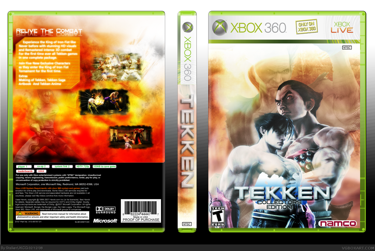 Tekken Collectors Edition box cover
