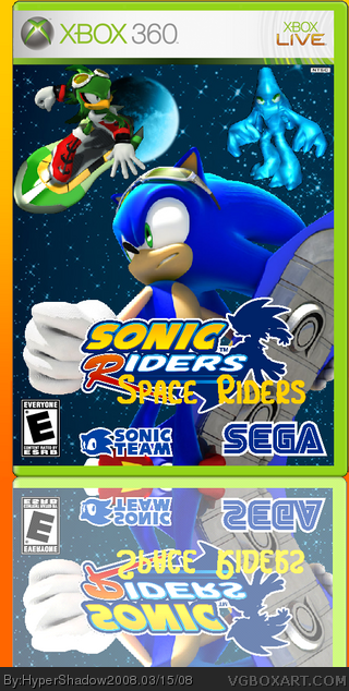 Sonic Riders: Space Riders box cover