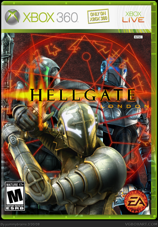 Hellgate: London Xbox 360 Box Art Cover by yummybrains