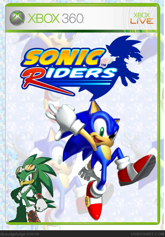 Sonic Riders Xbox Box Art Cover By Pudgefudge