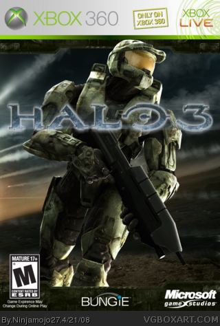Halo 3 Xbox 360 Box Art Cover by Ninjamojo27