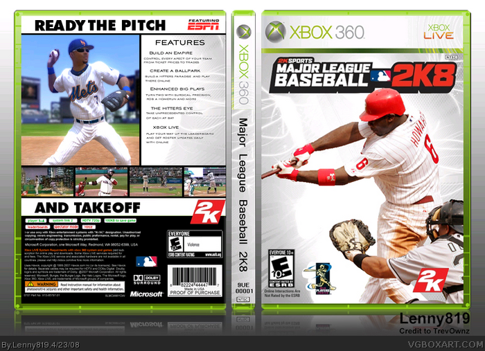 Microsoft  Video Games  Consoles  Major League Baseball 2k8 For Xbox 36   Poshmark