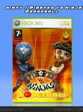 Pirates vs Ninjas : Dodgball box cover