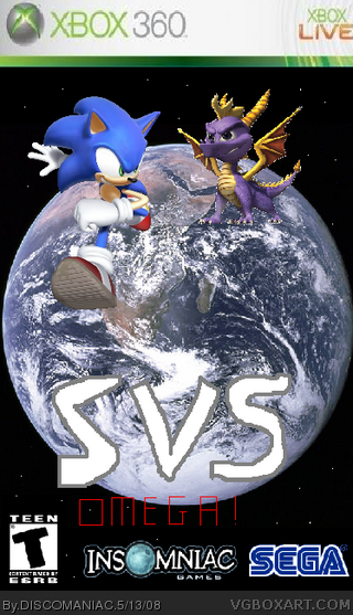 Sonic vs. Spyro: Omega box cover