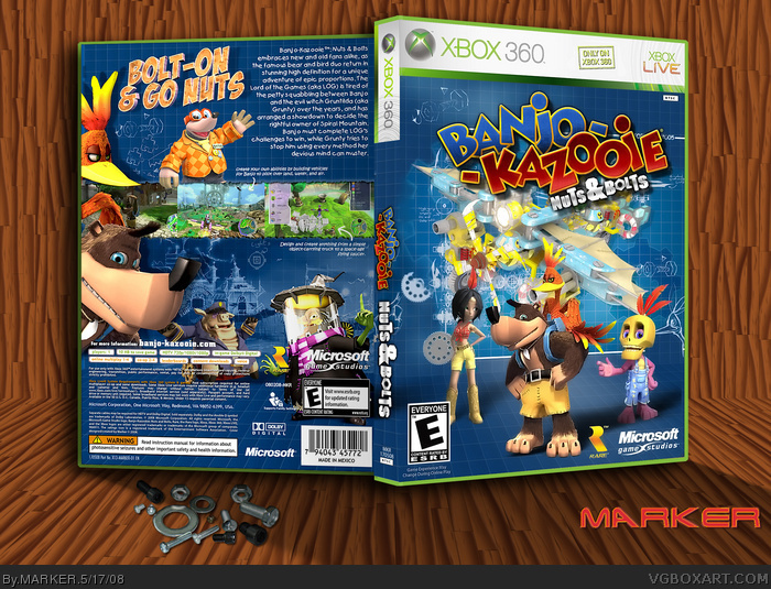 Banjo-Kazooie: Nuts & Bolts / Viva Pinata (Xbox 360) Complete w/ Manual CIB