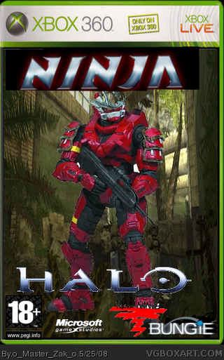 Ninja Halo box cover