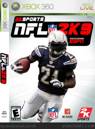 NFL 2K9 box cover