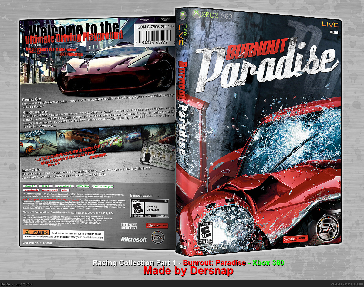 Burnout Paradise Xbox 360 коробка. Burnout Paradise Xbox 360 обложка. Burnout Paradise коробка ps3. Burnout Paradise обложка.