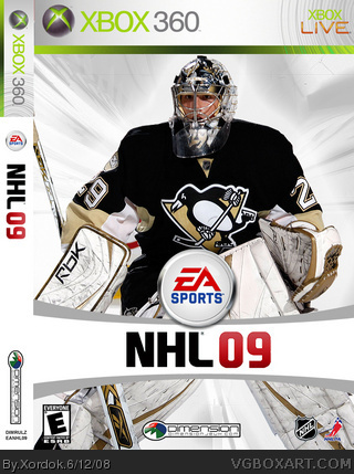 NHL 09 box cover