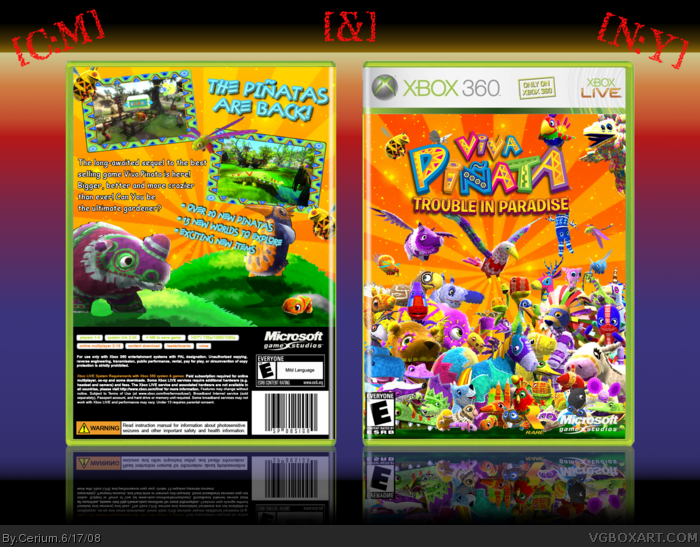 Skru ned Papua Ny Guinea forsøg Viva Pinata: Trouble In Paradise Xbox 360 Box Art Cover by Cerium