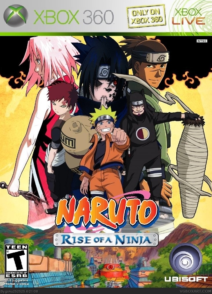 Naruto: Rise of a NInja box cover