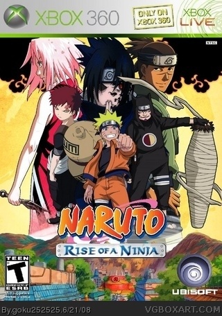 Naruto: Rise of a NInja box art cover