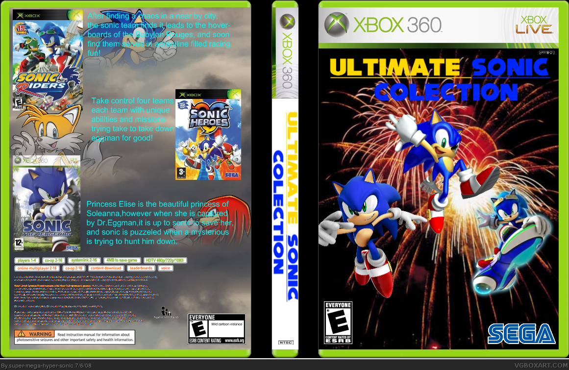 Ultimate Sonic Collection box cover