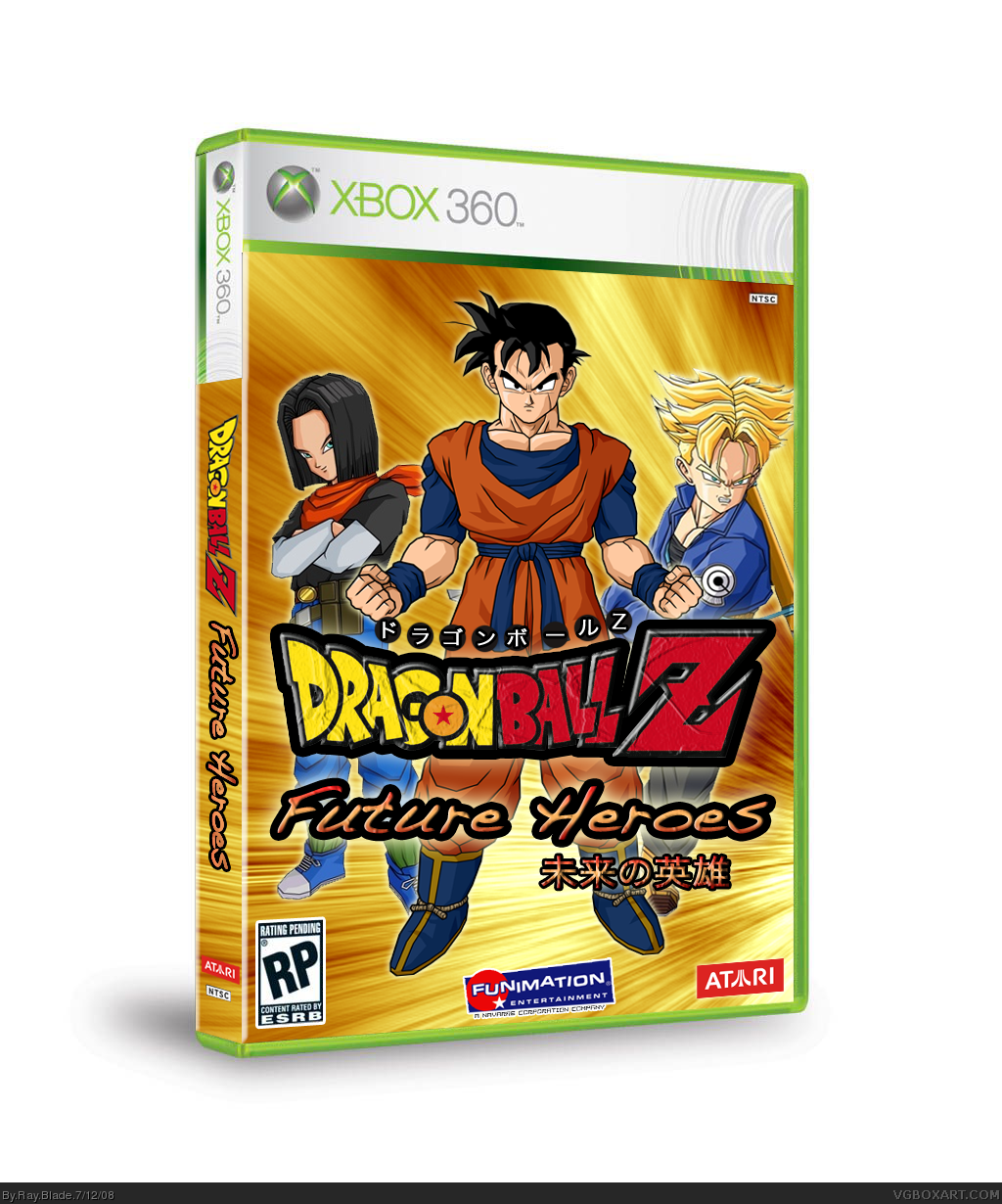 DragonBall Z: Future Heroes Xbox 360 Box Art Cover by Ray Blade