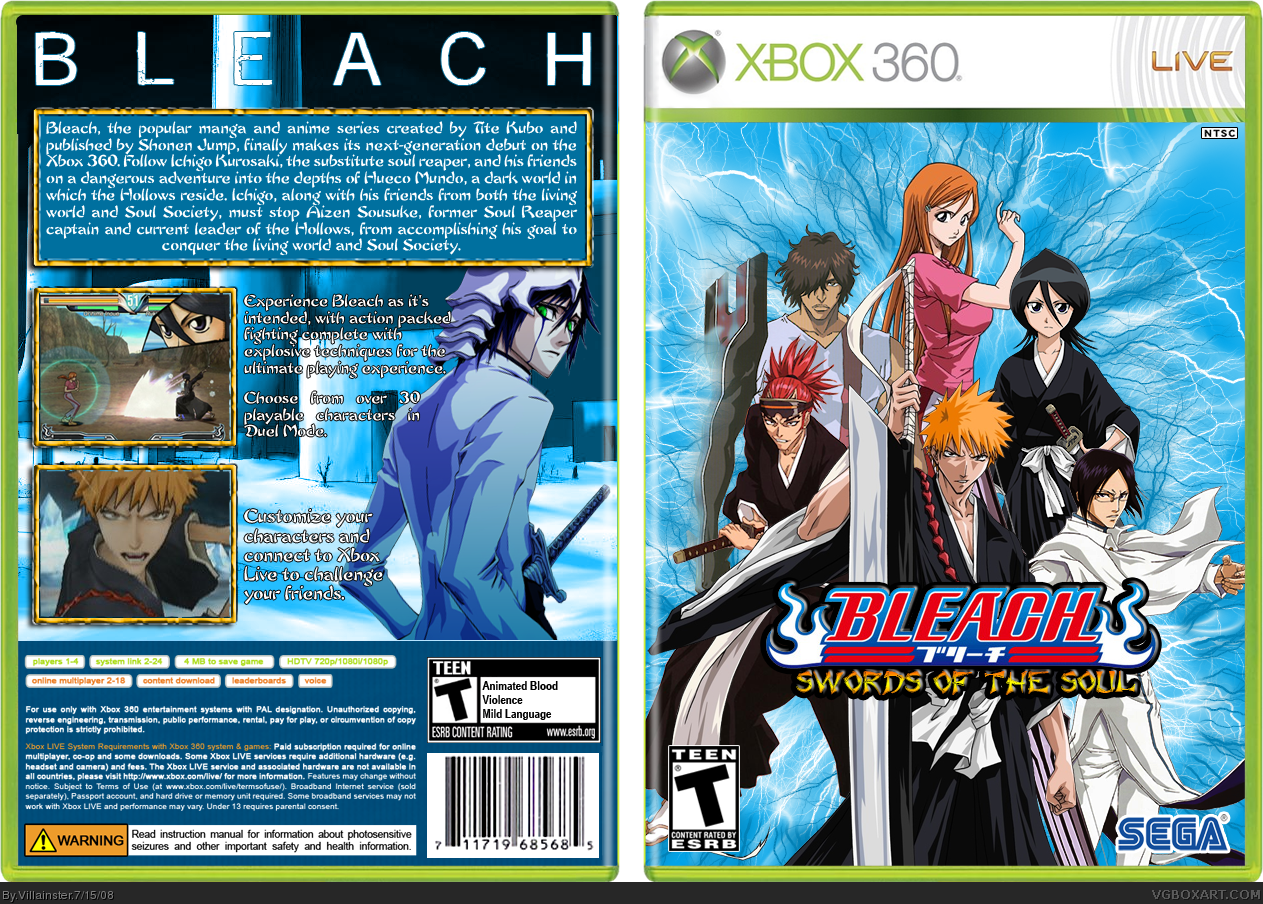 Bleach: Swords of the Soul box cover