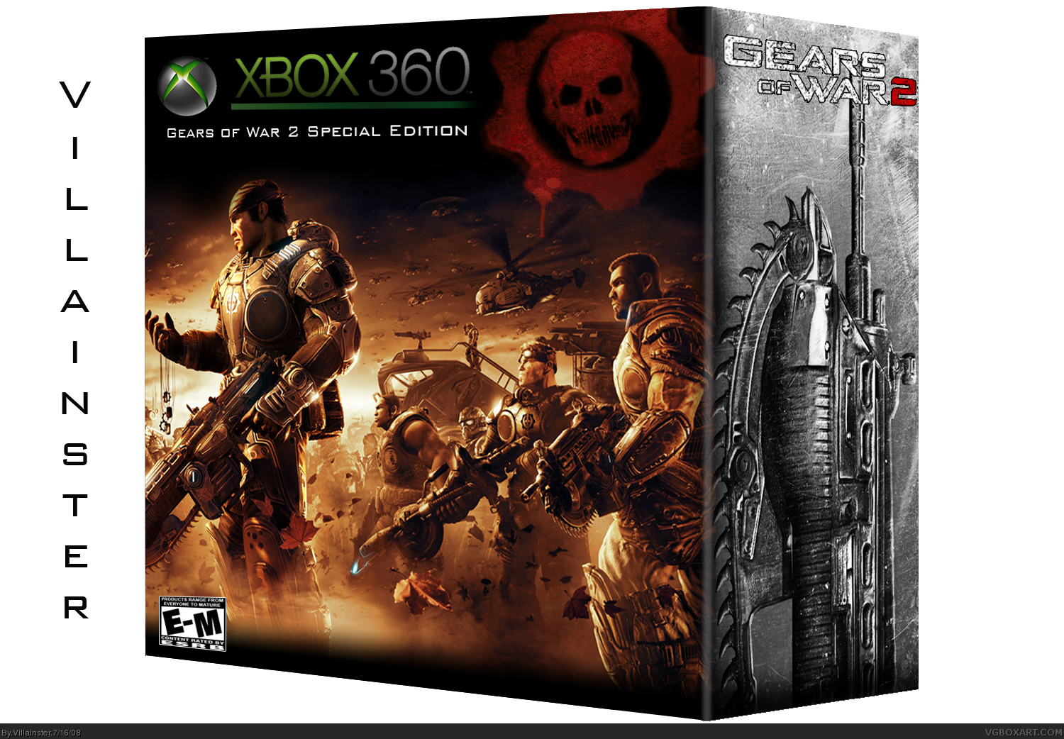Gears of War 2 Special Edition XBOX 360 box cover