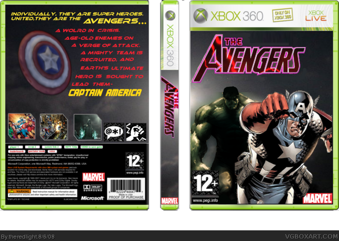 The Avengers box art cover