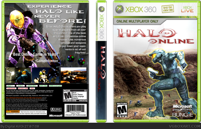 HALO Online box art cover