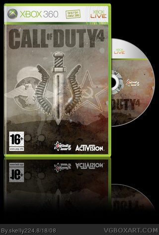 Call of Duty 4 box art cover