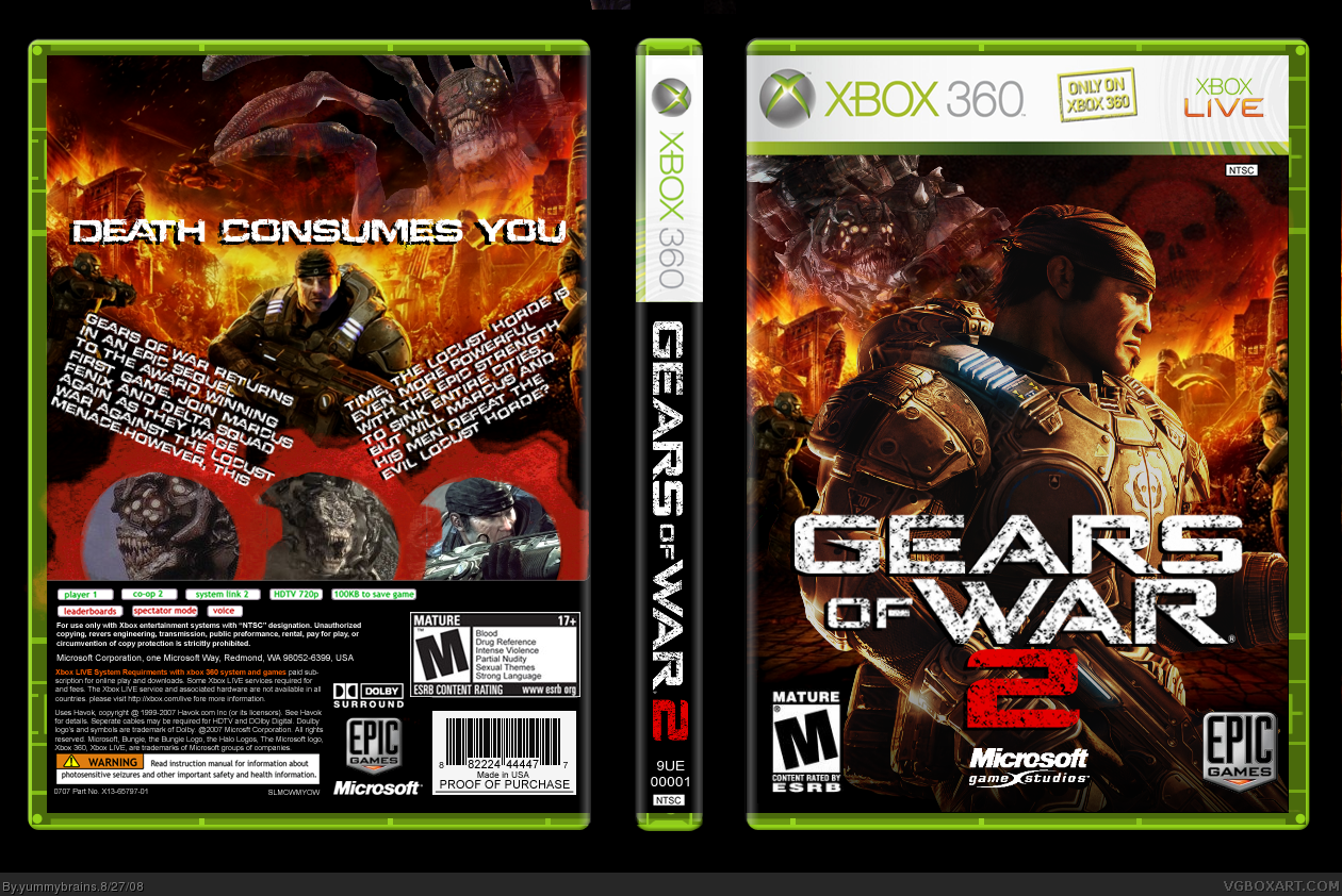 Gears of War 2 (Microsoft Xbox 360, 2008)