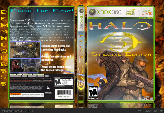 Halo 3: Special Edition box art cover