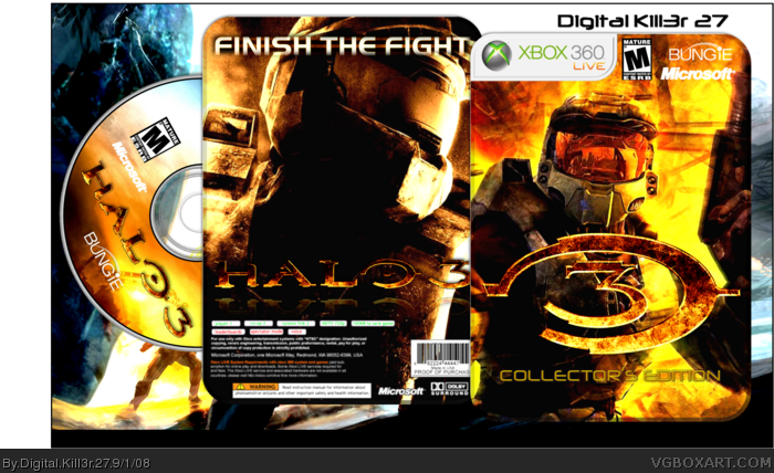 Halo 3 Collector's Edition box art cover