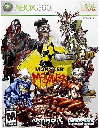 Jogo monster madness battle for suburbia Xbox 360 original