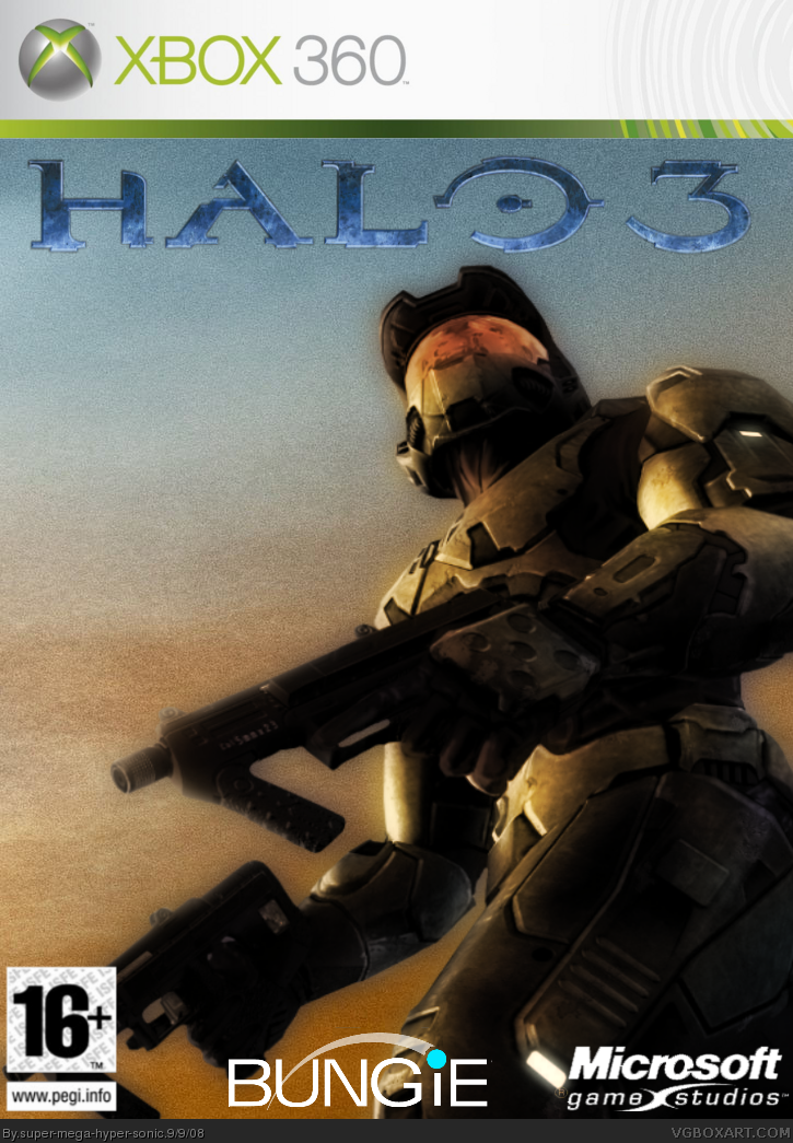 Viewing full size Halo 3 box cover