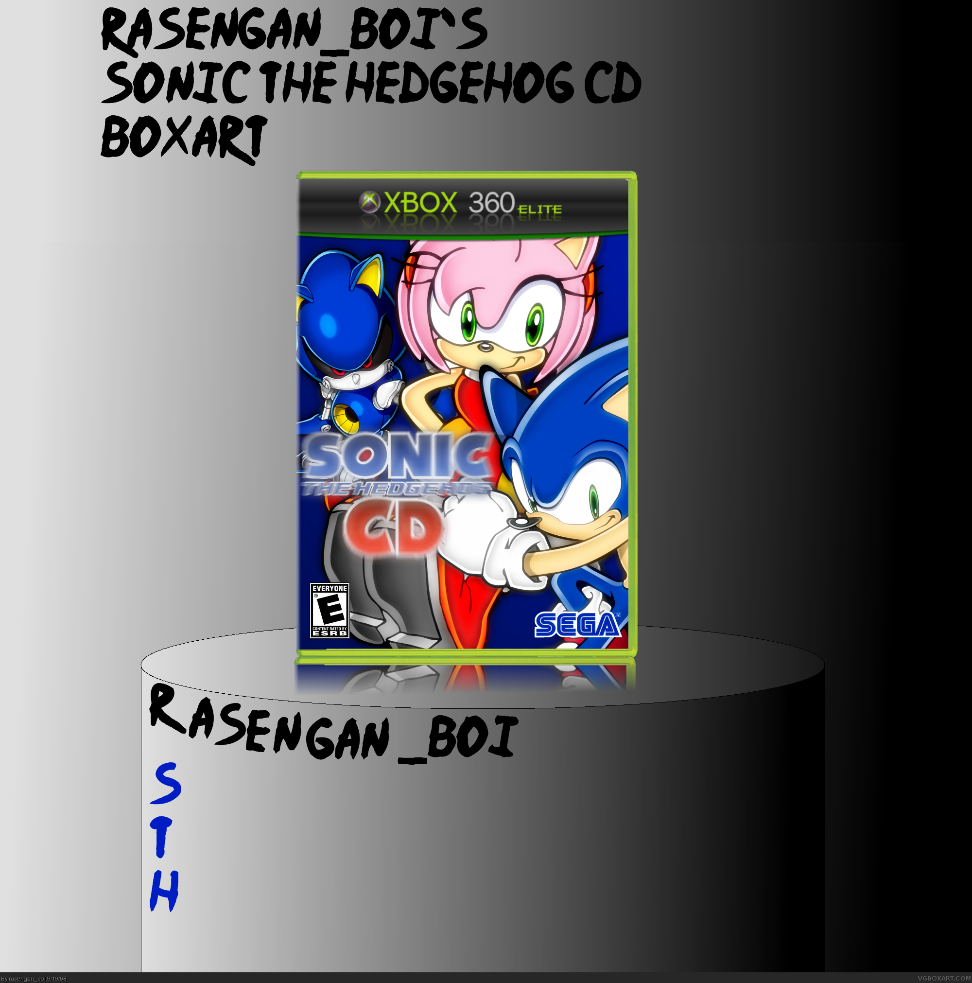 Sonic the Hedgehog CD box cover