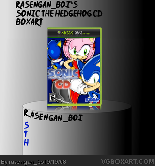 Sonic the Hedgehog CD box art cover